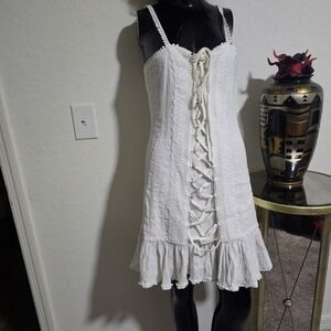 White Corset Dress